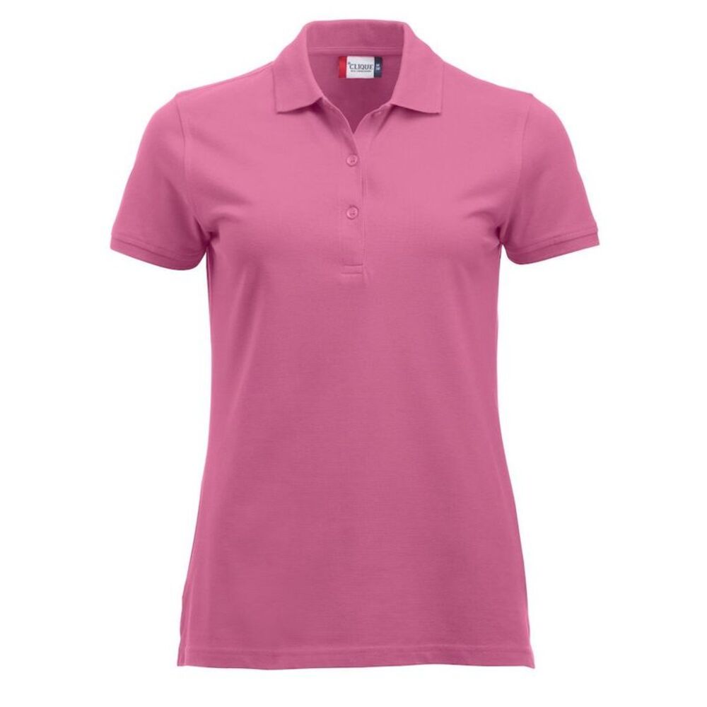 Clique Womens/Ladies Marion Polo Shirt / Bright Pink
